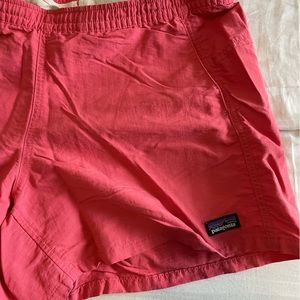 Patagonia baggies coral